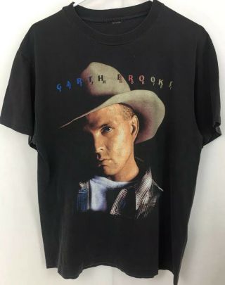 Vintage Garth Brooks Fresh Horses Concert T - Shirt Mens 1996 Country Size Xl