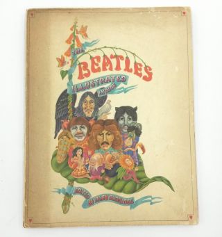 The Beatles Illustrated Lyrics Vintage Book 1969 Edited By Alan Aldridge