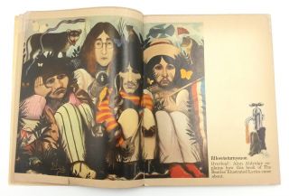 The Beatles Illustrated Lyrics Vintage Book 1969 Edited By Alan Aldridge 4