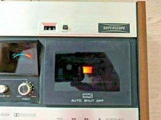 Marantz SUPERSCOPE Stereo Cassette Deck 302A Fully 6