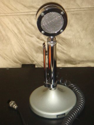 Vintage Classic Astatic Lollipop Microphone Model No.  D - 104,  4 Pin Ham Radio
