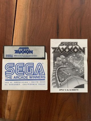 Apple Ii Software - Sega Zaxxon