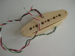 Vintage Fender Stratocaster Guitar Pickup by DiMarzio for Project / Repair Ivory 3