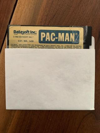 Apple Ii Software - Datasoft Pacman