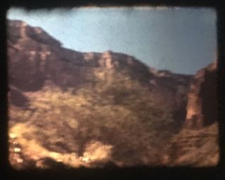 Vintage 1940s 50s 8mm Home Movie Film Reel Trip Vacation WESTERN USA Mountains F 4