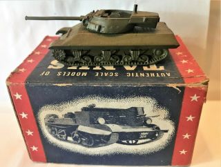 Vintage Ww Ii Cast Iron Authenticast Slugger Tank 90 Mm Gun 5168 Mib