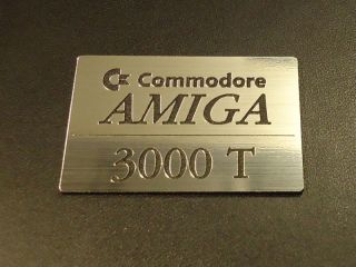 Commodore Amiga 3000T Label / Logo / Sticker / Badge 47 x 31 mm [270] 2