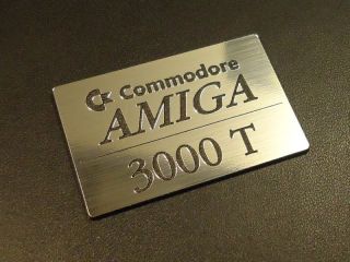 Commodore Amiga 3000T Label / Logo / Sticker / Badge 47 x 31 mm [270] 3