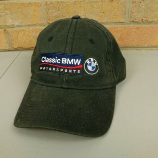 Vintage Classic Bmw Motorsports Strapback Black Hat Cap South Carolina