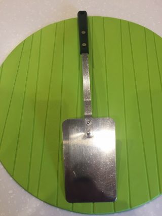 Vtg Ekco Kitchen Utensil Spatula Forged Stainless Steel Classic Black Handle USA 2