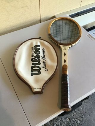 Vintage Wilson Pro Staff Jack Kramer Wood Tennis Racket