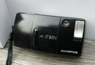Olympus Af - 1 Twin 35mm Film Camera,  Vintage Point & Shoot,  Japan - Made