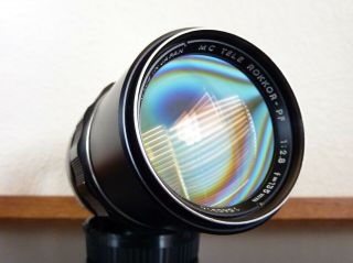 Minolta Mc Tele Rokkor - Pf 135mm F/2.  8 Lens