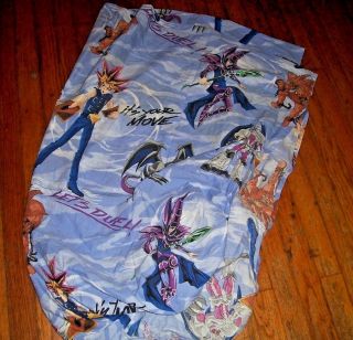 Vintage Yu - Gi - Oh Twin Sheets 1 Flat 1 Fitted Lets Duel It 