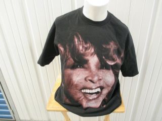Vintage Giant Tina Turner Twenty Four Seven 1999 Xl Black T - Shirt Pre - Owned