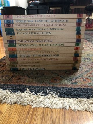 Vintage 1966 Universal History Of The World Set Volumes 1 - 16,  Missing 13
