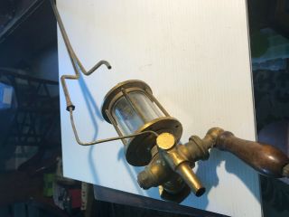 Vintage Engine Brass Oiler Unmarked