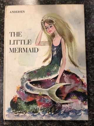 The Little Mermaid - Hans Christian Andersen English Vintage Holly Story 1966