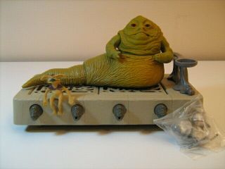 Vintage Jabba The Hutt Playset,  Kenner 1983 Star Wars Rotj Complete Nm
