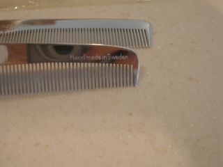 Vintage Warren Products Stainless Steel Comb Made in Japan 6 Inches 5