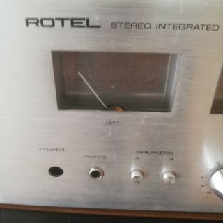 Vintage Rotel Integrated Stereo Amplifier RA - 314 Spares 3