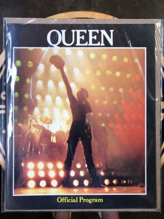 Vintage Queen Official Program 1980 Us Tour