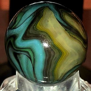 545 Vintage Christensen Agate Swirl Marble 24.  51 Mm