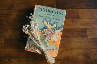 Vintage Book,  Pinocchio The Story Of A Puppet: Carlo Collodi,  Circa 1920 