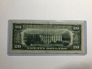 Vintage 1969 $20 Twenty Dollar Bill Woodstock US Currency 2