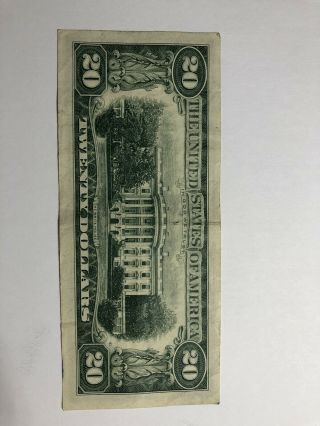 Vintage 1969 $20 Twenty Dollar Bill Woodstock US Currency 4