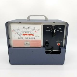 Vintage Dwell Tachometer 8 6 And 4 Cylinder