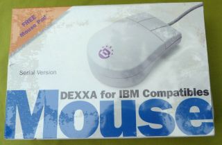 Dexxa 3 Button Mouse Ibm Compatible