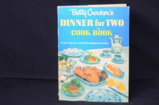Betty Crocker’s Dinner For Two Cookbook 1958 1st Edition 1st Pr Spiral Hardcover
