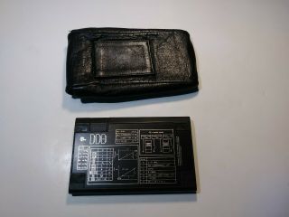 Hewlett Packard HP 11C Scientific Calculator with leather cover. 2