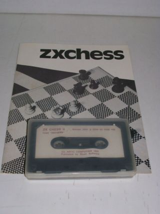 Zx Chess Sinclair Zx80 Zx81 Cassette Computer Program With Booklet