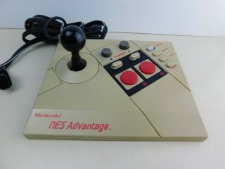 Vintage Nes Nintendo Advantage Arcade Joystick Controller Nes - 026 1987