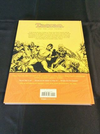 TARZAN AND THE LOST TRIBES By Burne Hogarth Titan Books Hardcover 3