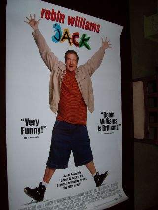 Robin Williams 40 " Vintage Jack Home Video/laser Movie Promo Poster