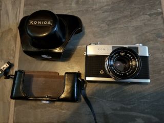 Konica Auto S2 With Hexanon 1:1.  8 F=45mm.  Lense Estate Find