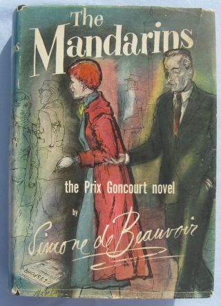 The Mandarins,  Simone De Beauvoir (1956) Hardcover W/ Dust Jacket,  Good Cond.