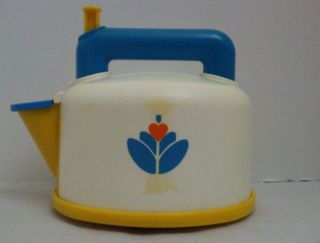 Fisher Price Whistling Tea Pot Toy Vintage Pretend Play