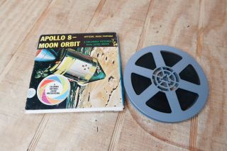Columbia Pictures Official Nasa Footage Apollo 8 Moon Orbit 8mm Home Movie