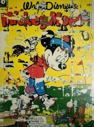 Jack Vitaly Art Print Mickey Mouse Disney Comic Golf Goofy Vintage Pal Kinkade