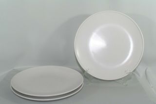 Set Of 3 Vintage Noritake Progression Au Naturel 9073 10 1/2 " Dinner Plates