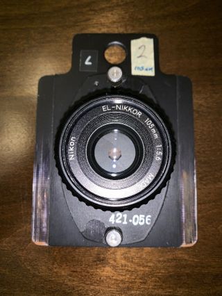Nikon El - Nikkor 1:5.  6 105mm Camera Lens