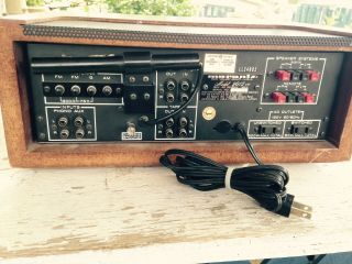 MARANTZ 2015 Stereophonic Receiver 1973 Wood Cabinet POWERS UP REPAIR 4