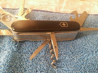 Vintage Victorinox Black Champion Swiss Army knife 5