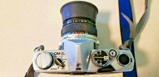 VTG OLYMPUS OM - 2N 35mm CAMERA w/ ZUIKO 50mm 1.  8 LENS & FILTERS - MANUALS - 3