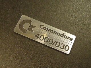 Commodore Amiga 4000 030 Label / Logo / Sticker / Badge 42 X 15 Mm [271]