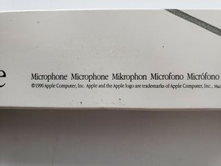 Vintage 1990 Apple Microphone Gray Shrink - wrapped 2